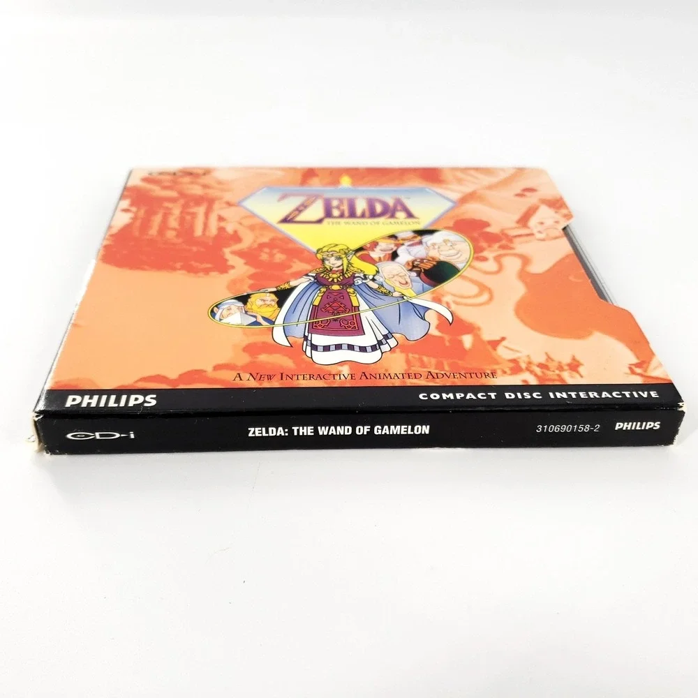 Zelda: The Wand of Gamelon (Philips CD-i, 1993) Complete w/ Slip Cover Tested